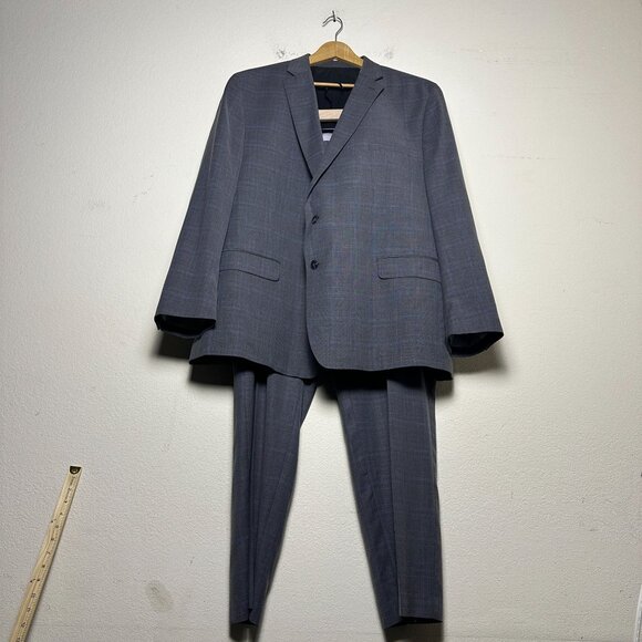 Michael Kors Blazer Coat Jacket Pant 2 Piece Suit Men 50R 42x32 Formal Prep - Picture 1 of 16